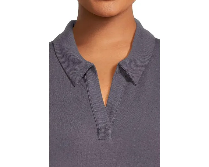 TravisMathew Свитер с длинным рукавом Cloud Terry из мягкого велюра с V-образным вырезом