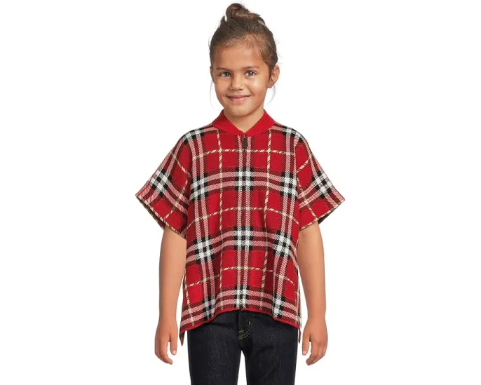 Детская накидка Grela Check Cape от Burberry Kids с клетчатым принтом