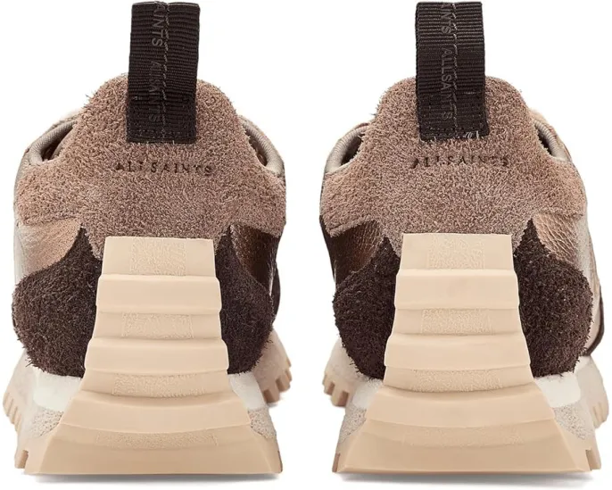 Кроссовки Nevis AllSaints из замши с массивной подошвой