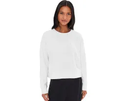 Кроп-свитшот Eileen Fisher из окрашенного в готовом виде велюра