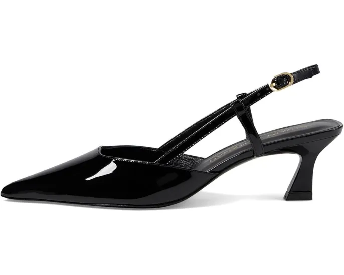 Stuart Weitzman лодочки Vinnie 50 с острым носком на шпильке и регулируемой пряжкой