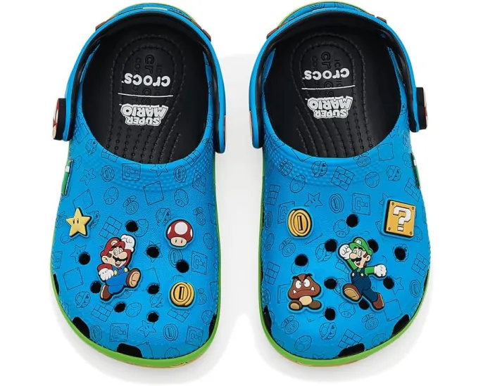 Crocs детские классические сабо Super Mario