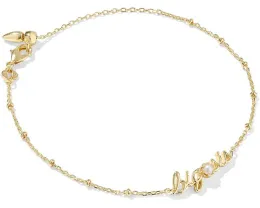 Kendra Scott Браслет Big Sis Delicate Chain с жемчугом