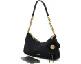 Сумка MICHAEL Michael Kors Nolita Medium Chain Pouchette с цветочным брелоком