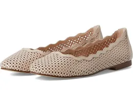 Балетки French Sole Nymph с перфорированной кожей и фигурным краем