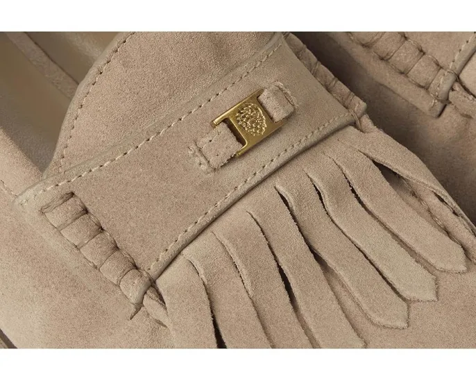 Лоферы Vince Camuto Cosette Penny с бахромой и каблуком платформой