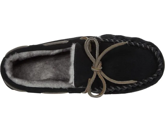Тапочки L.L.Bean Wicked Good Moccasins из овчины с подошвой TPR