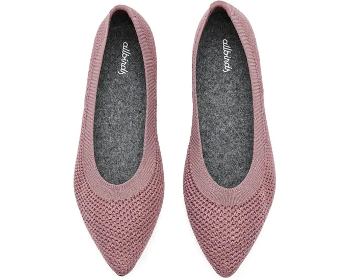 Лоферы Allbirds Breezer Point с заостренным носком и подошвой из каучука