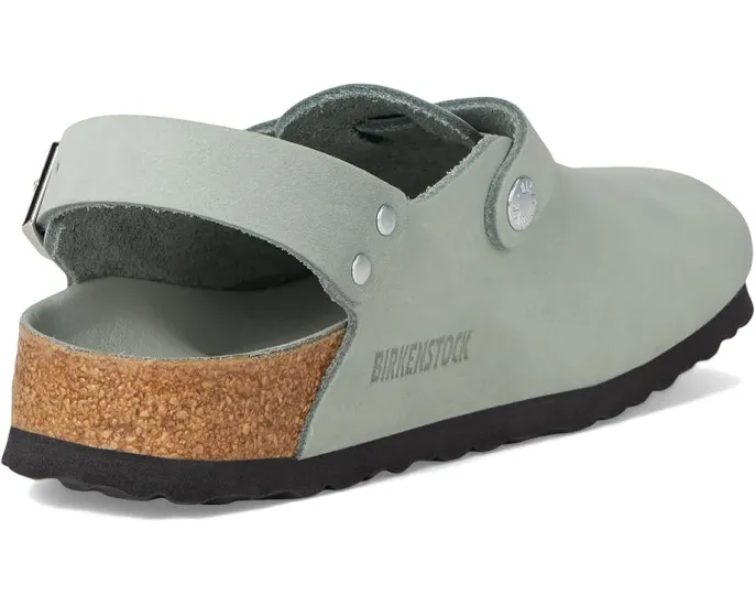 Клоги Tokio от Birkenstock из нубука с регулируемым задним ремешком