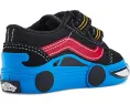 Детские кеды Vans Kids Old Skool V Car на липучке с усиленным мыском