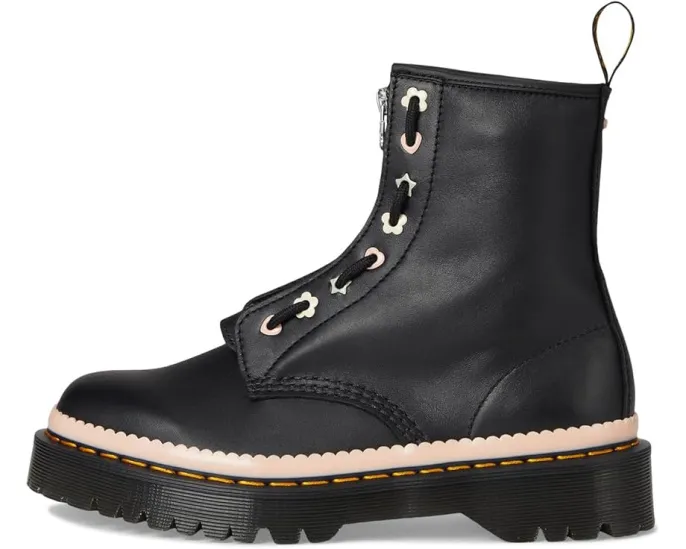 Ботинки 1460 Pascal Bex Front Zip от Dr. Martens с цветочным принтом и молнией спереди