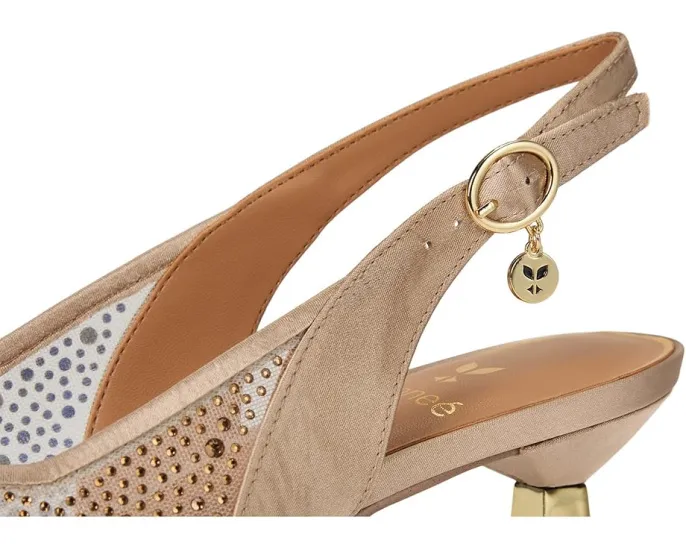 Туфли Aleksa на каблуке с мысом и стропой от J. Renee