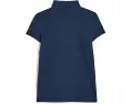 Детское поло Lacoste с воротником фестончиком Scallop Collar Polo