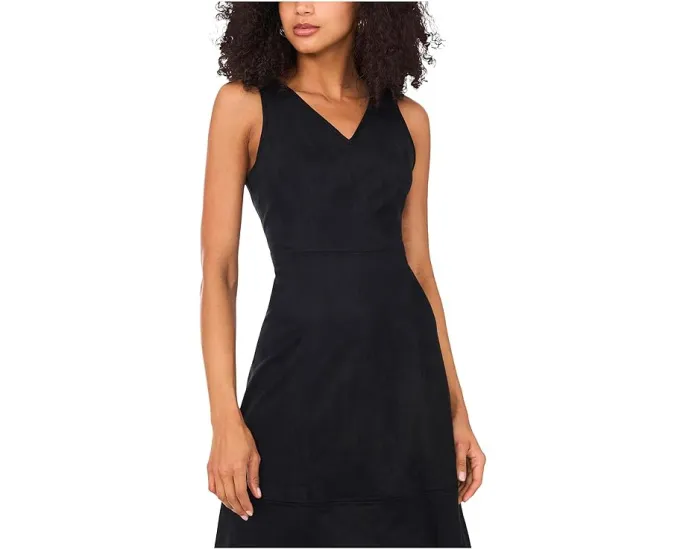 Vince Camuto Миди-платье без рукавов с рельефными швами
