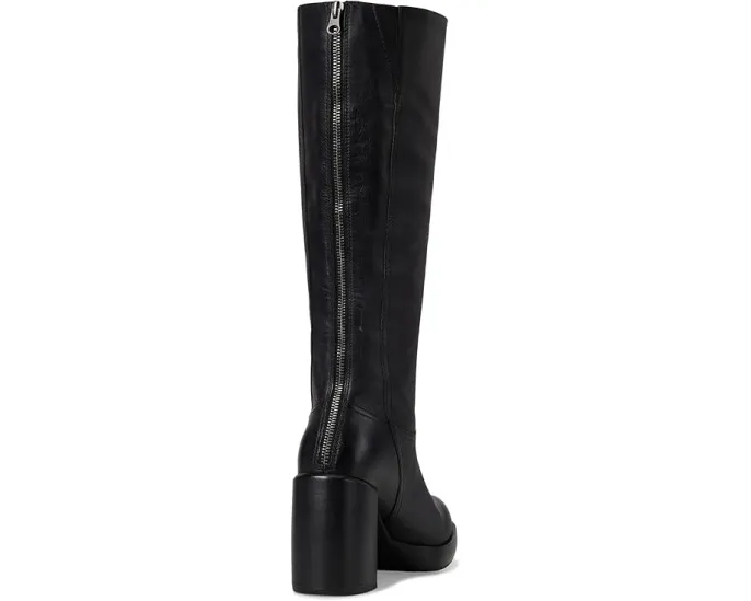 Kork-Ease Anny высокие сапоги до колена из итальянской кожи на платформе