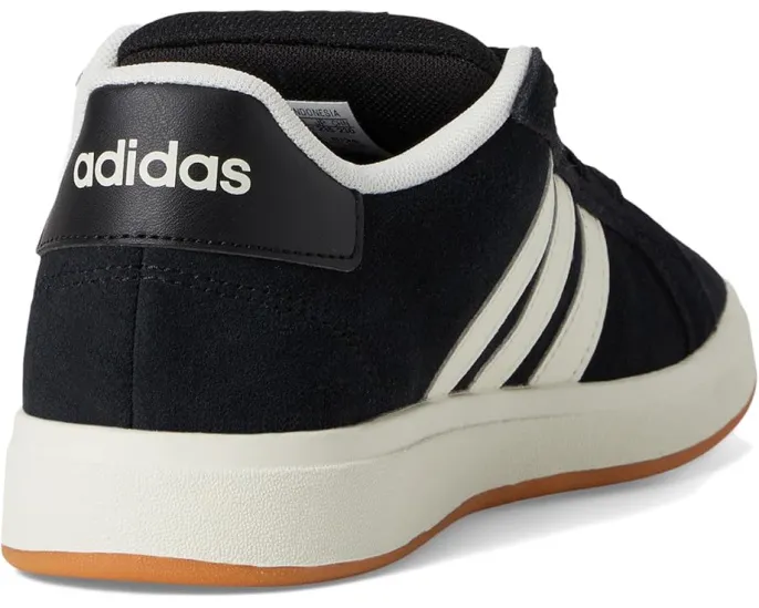 Кроссовки Adidas Grand Court 00S из замшевой кожи с пухлым язычком для детей