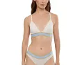 Бюстгальтер Calvin Klein Icon Cotton Modal Stripe Triangle с хлопковым модалом