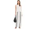 Льняные брюки Madewell Bold Stripe на завязках