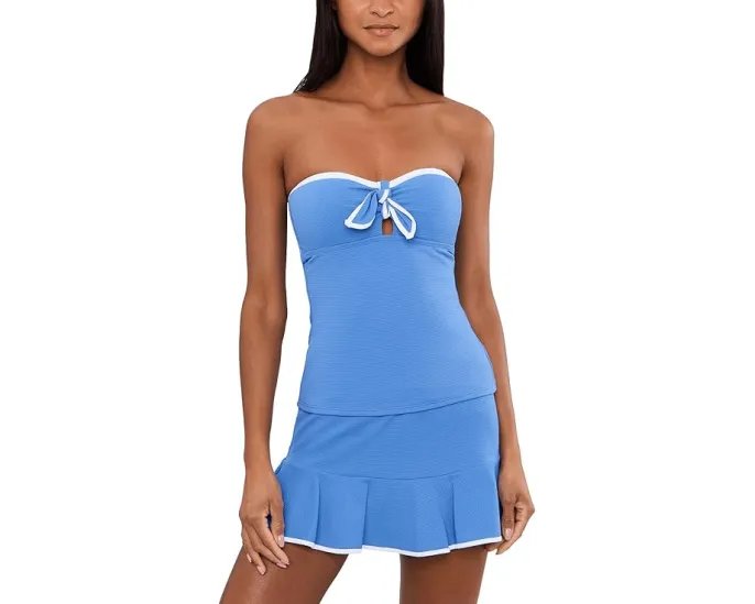 Топ Tommy Bahama Island Cays Cabana Tie Bandini с чашками и защитой UPF 50+