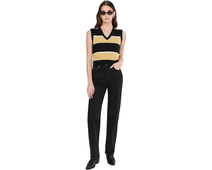 Джинсы Levi's Ribcage Full Length с высокой талией и широкими штанинами