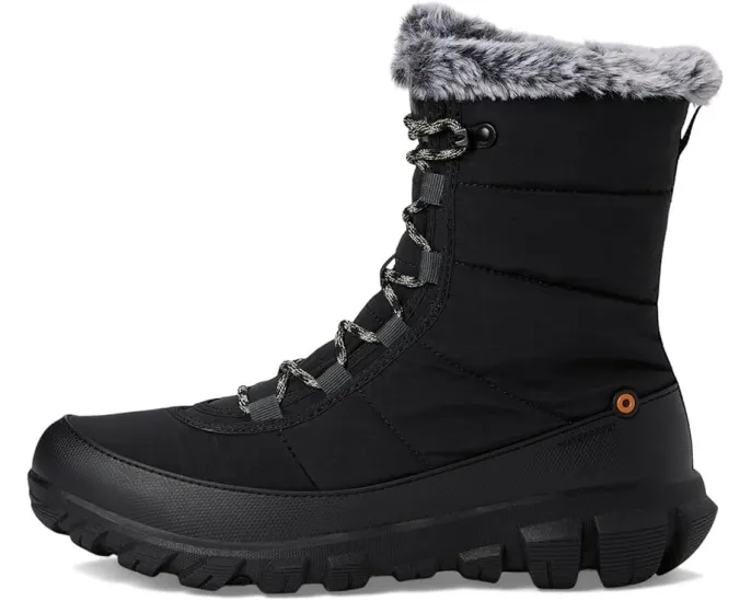 Ботинки Bogs Cedar Quilt Lace с утепленной стеганой конструкцией и искусственным мехом