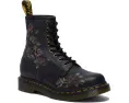 Ботинки Dr. Martens 1460 Leather Lace-Up с принтом роз и круглым носком