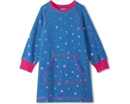 Платье-свитшот Hatley Kids с капюшоном и карманом кенгуру