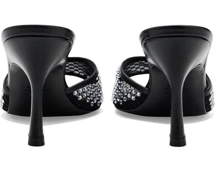 Сланцы Stuart Weitzman Bareitall Shine с блестками и стулом