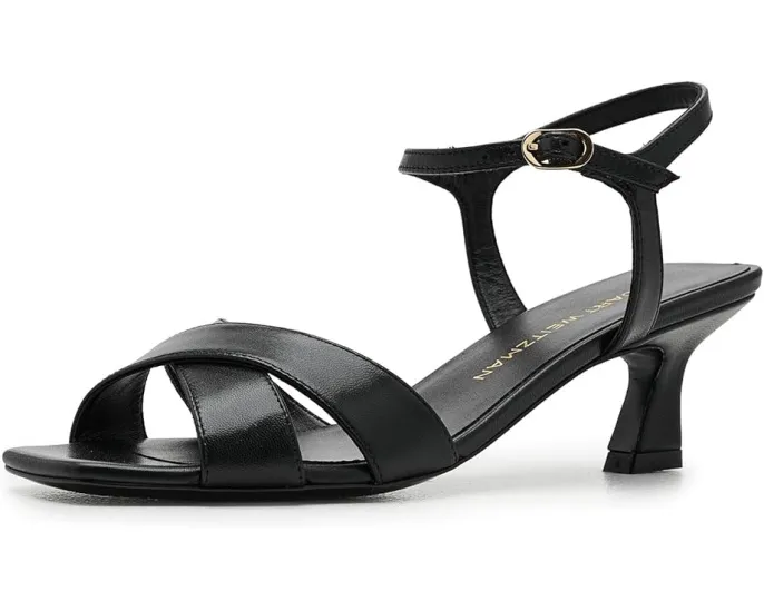 Босоножки Stuart Weitzman Vinnie Sandal 50 на каблуке kitten heel