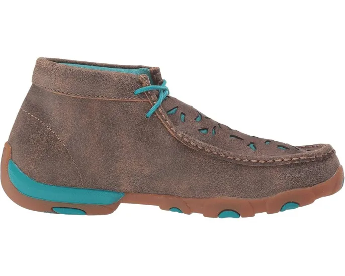 Мокасины Twisted X WDM0126 с перфорацией и противоскользящей подошвой