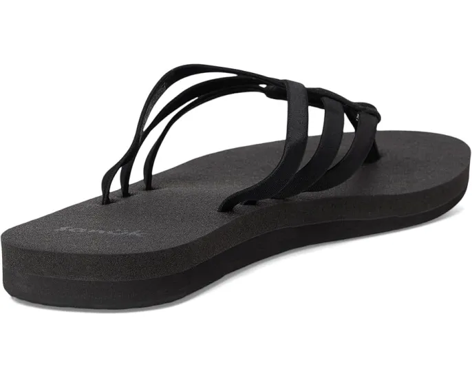 Sanuk Yoga Sandy II сланцы с несколькими ремешками и стелькой из пены с эффектом памяти