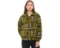 Куртка Columbia Helvetia II Cropped 1/2 Snap с принтом из флиса Sherpa