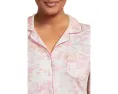 Комплект пижамы Karen Neuburger Plus Size с кружевом и рукавом три четверти