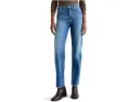 Джинсы AG Jeans Brinley Mid Rise Straight прямые с классической посадкой
