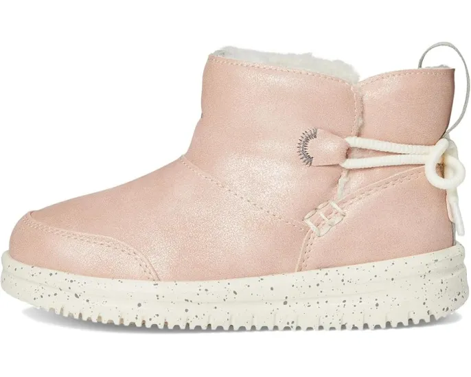 Hey Dude Kids Camden Bow Boots Cozy детские сапожки с искусственным мехом и бантом