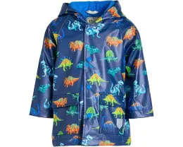 Непромокаемый плащ Hatley Kids Dino Party на кнопках с динозаврами