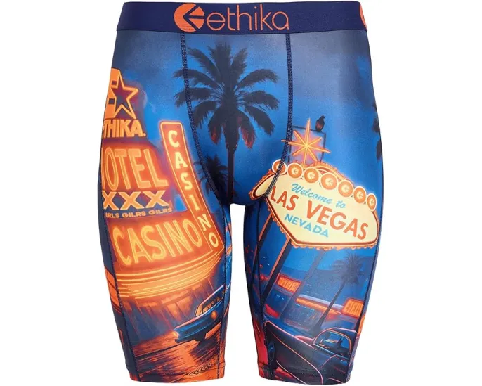 Трусы ethika Vegas с эластичным поясом и ярким принтом