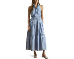 Платье-рубашка Lauren Ralph Lauren Striped Broadcloth с поясом
