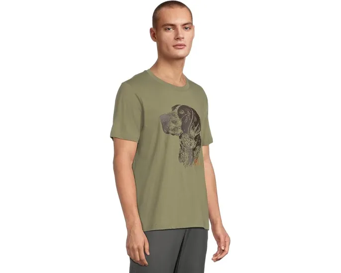 L.L.Bean Базовая футболка Premium Essential с принтом и коротким рукавом в облегающем крое