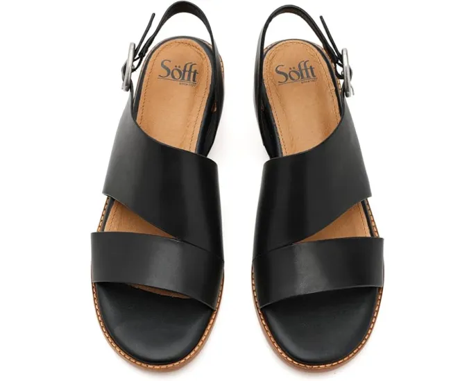 Босоножки Sofft Nivian с асимметричным верхом и ремешком на щиколотке