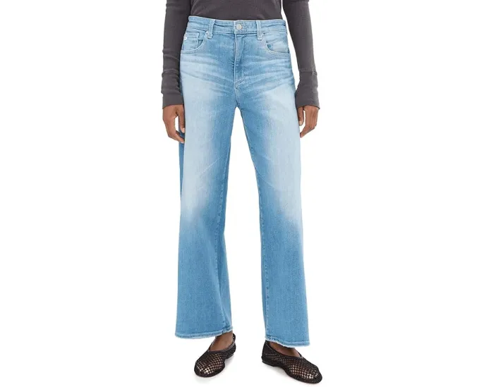 Джинсы Saige Mid-Rise Wide Leg Crop с широкими штанинами и средней посадкой в цвете Expedition