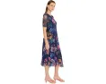 Платье Mesh Elbow Sleeve Asymmetric Hem Johnny Was с сетчатыми рукавами и асимметричным подолом