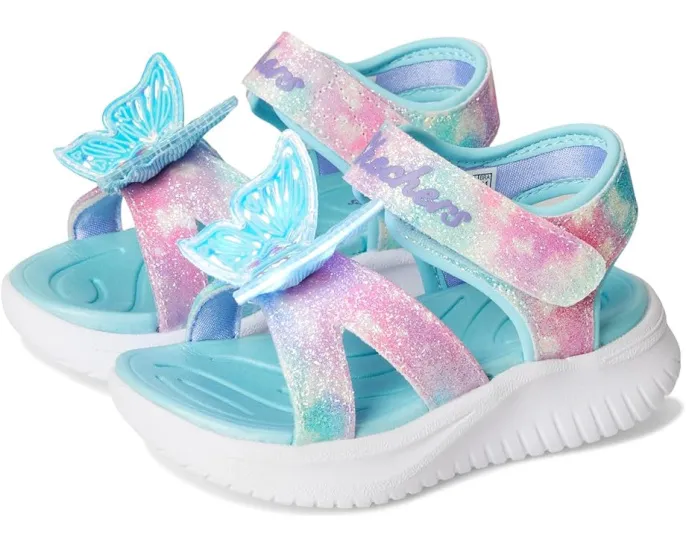 Skechers Детские сандалии Jumpsters Butterfly Brites со светящейся подошвой