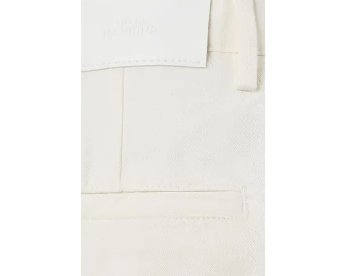 7 For All Mankind Шорты-брюки с прямыми штанинами и высокой талией