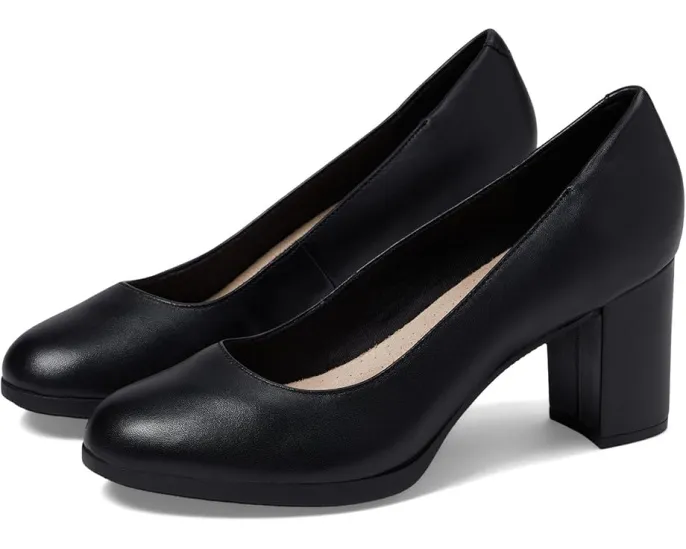 Туфли Clarks Bayla Skip на устойчивом каблуке с миндалевидным носком