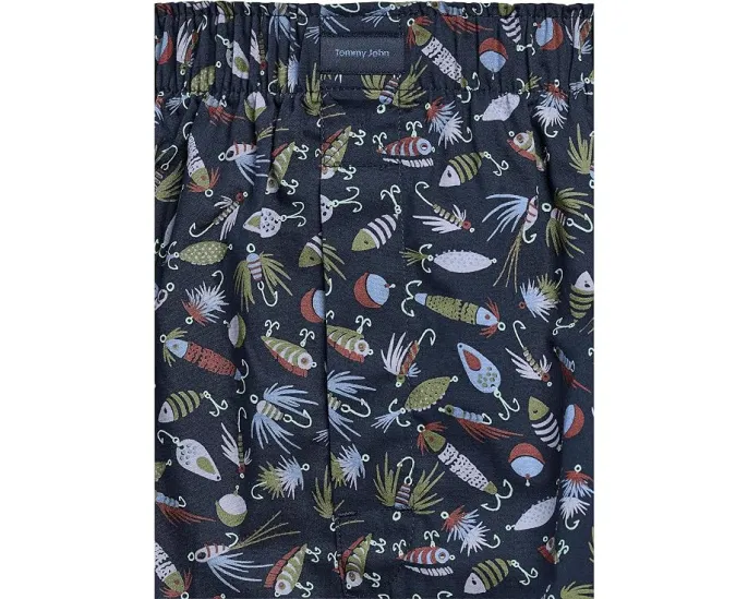 Набор Tommy John из 3 хлопковых боксеров с принтом Ducks/Cabin Plaid/Classic Stripe
