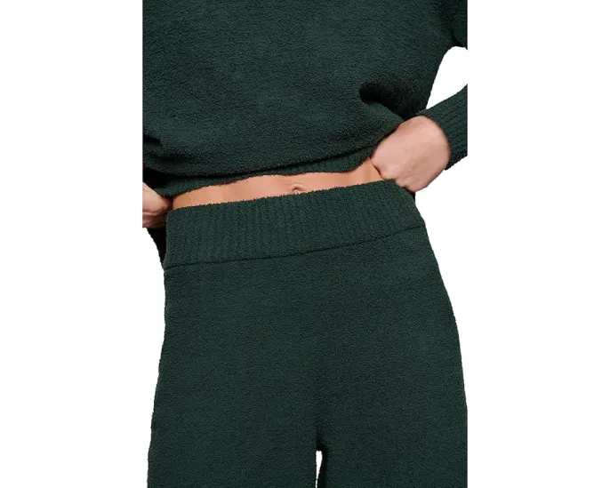 Eberjey Широкие брюки Recycled Boucle Relaxed Pants с высокой посадкой