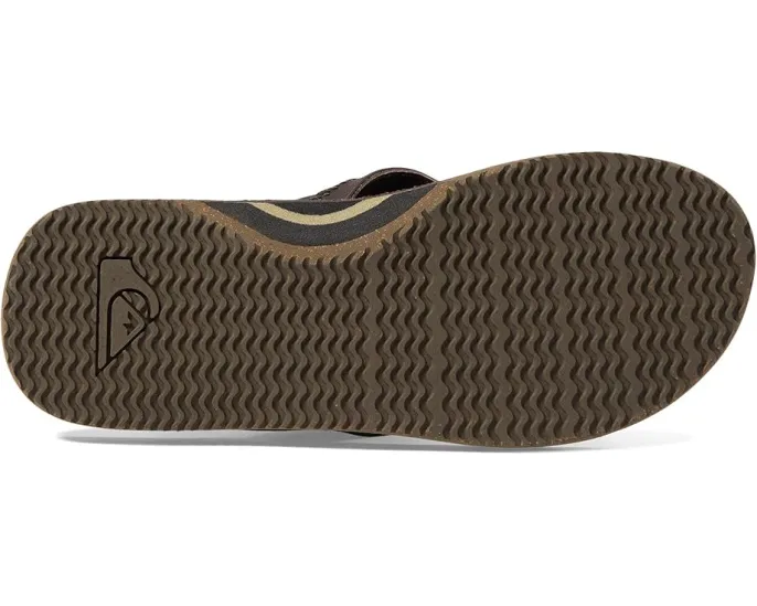 Сандалии Quiksilver Carver Natural II из натуральной кожи с ремешком