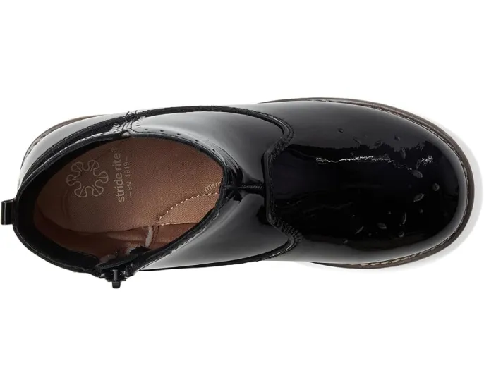 Детские ботинки Stride Rite SR Stella с перфорированным носком и боковой молнией