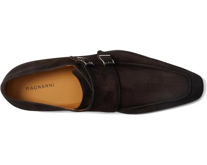 Лоферы Magnanni 23696-00 с двойной пряжкой из водоотталкивающей кожи